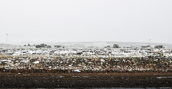 SNOWSTORM IN DUCK VALLEY RESERVATION