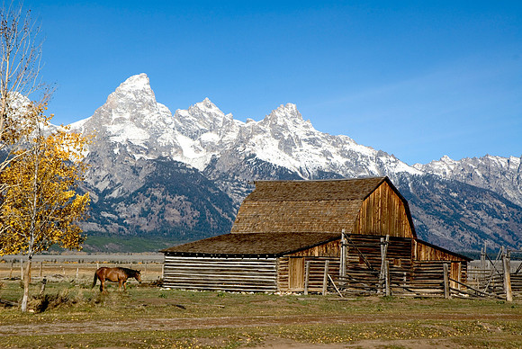 MORMON ROW HORSE AND BARN